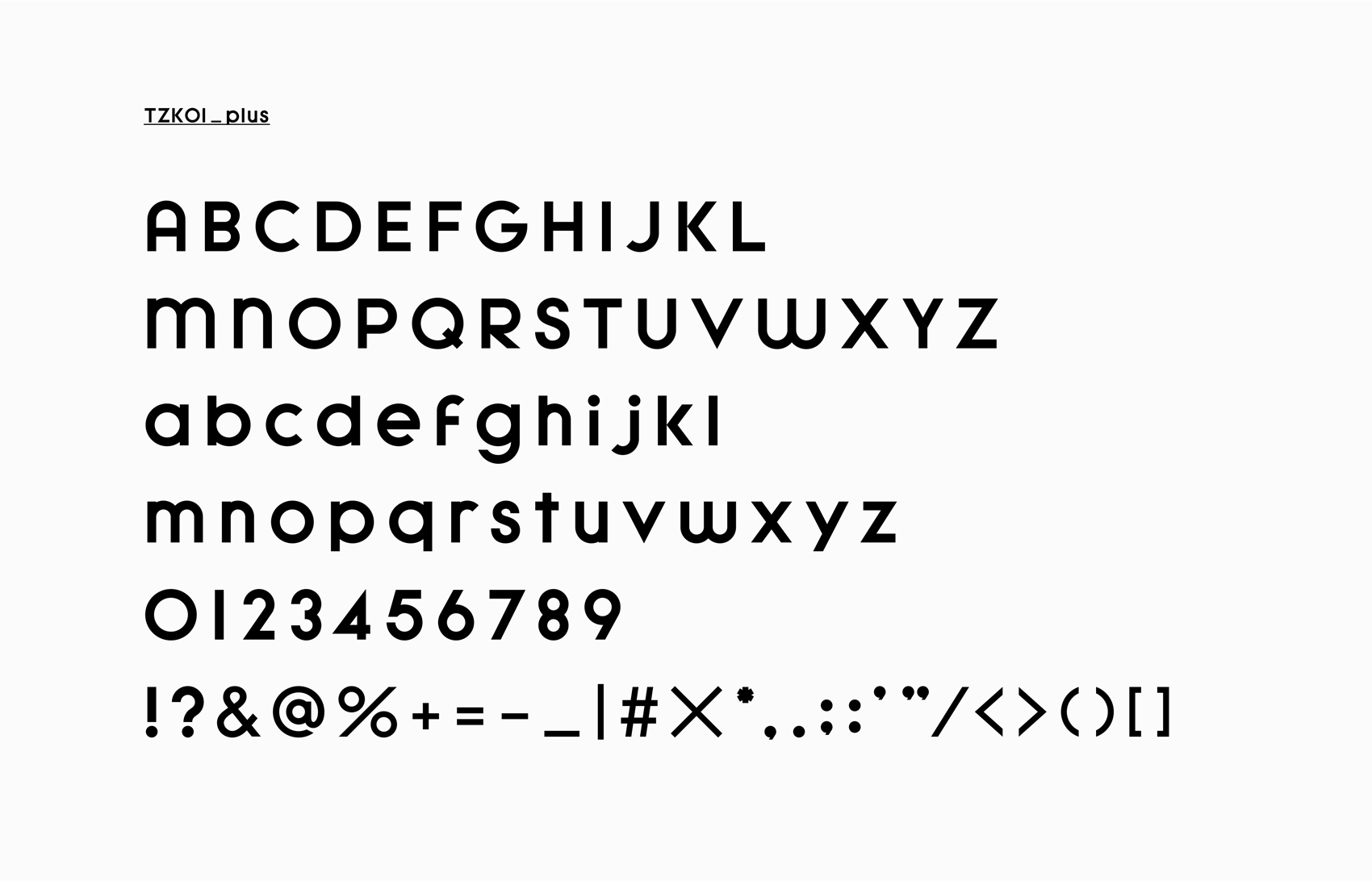ORIGINAL Typeface