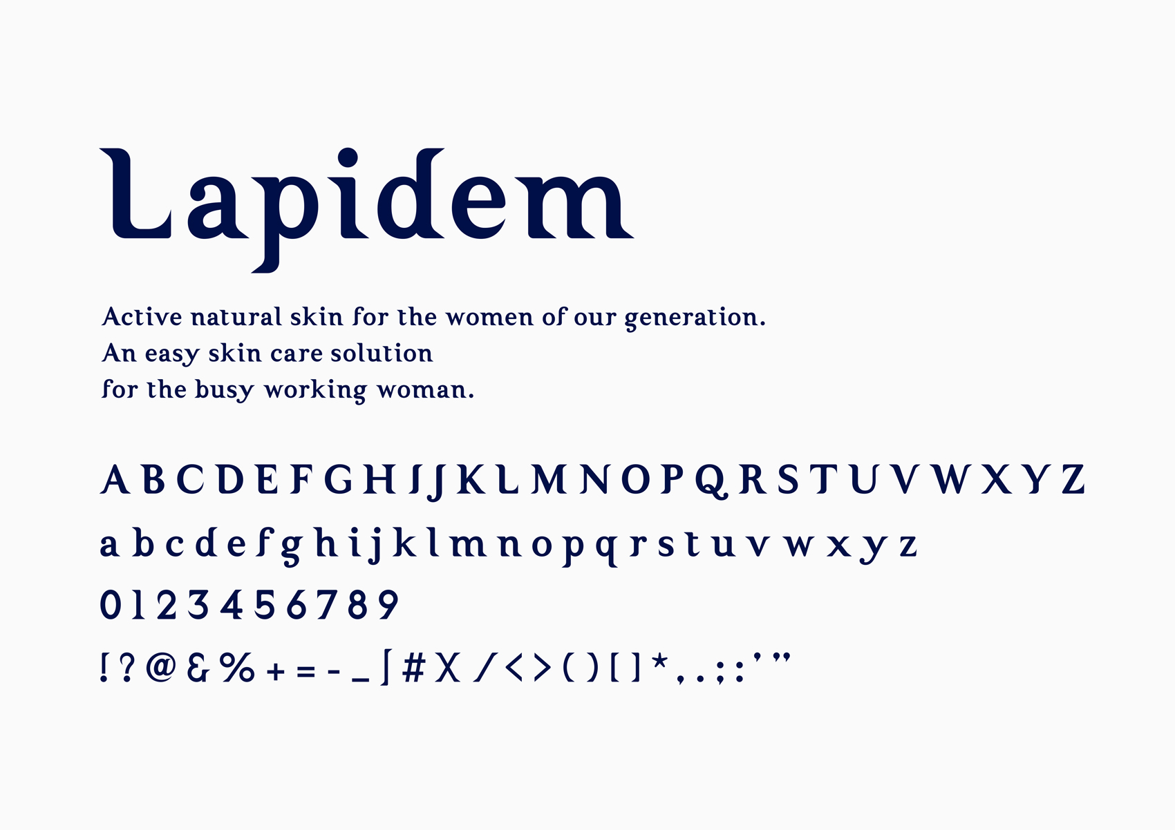 Lapidem_logo/typeface
